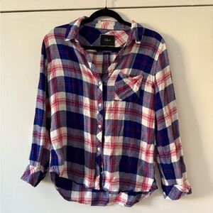 Rails Red White and Blue Flannel